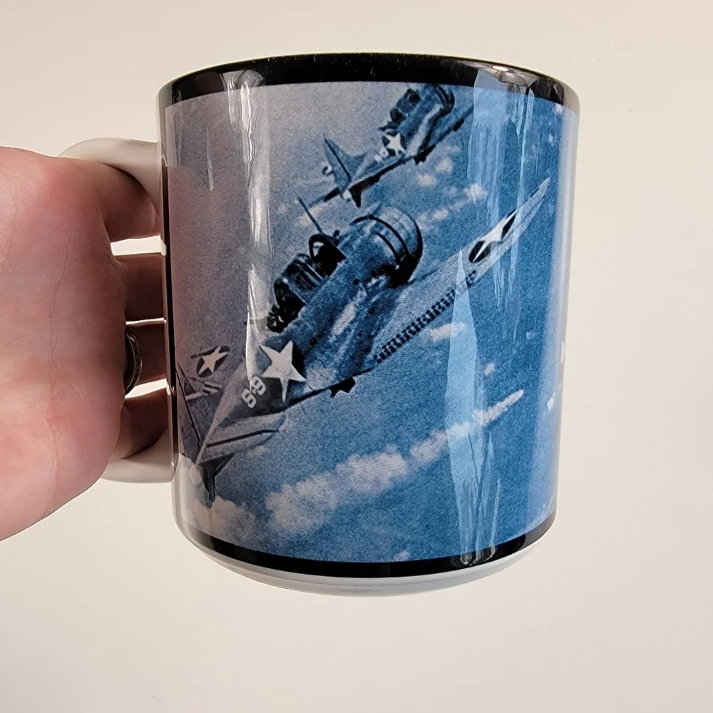 battle of midway Coffee Cup jumbo mug June 1942 history collector